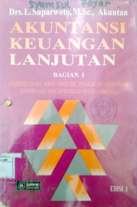 Akuntansi Keuangan Lanjutan Bagian 1