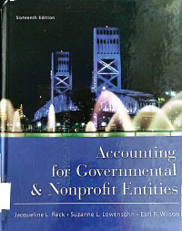 Accounting for Govermental & Nonprofit Entities