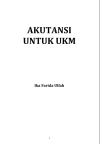 AKUTANSI UNTUK UMKM