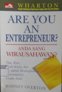 Are you an entrepreneur