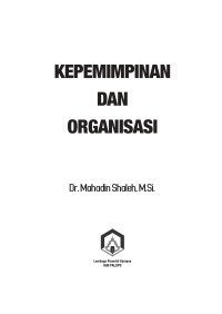 KEPEMIMPINAN DAN ORGANISASI