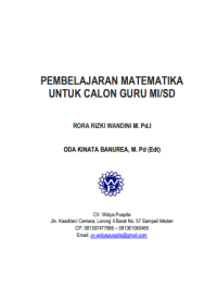 Pembelajaran Matematika Untuk Calon Guru MI/SD