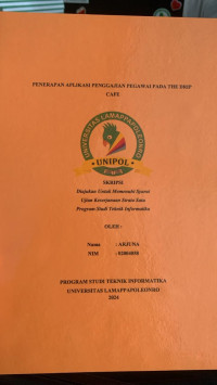 PENERAPAN APLIKASI PENGGALIAN PADA THE DRIP CAFE