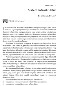 Sistem Infrastruktur
