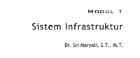 Sistem Infrastruktur